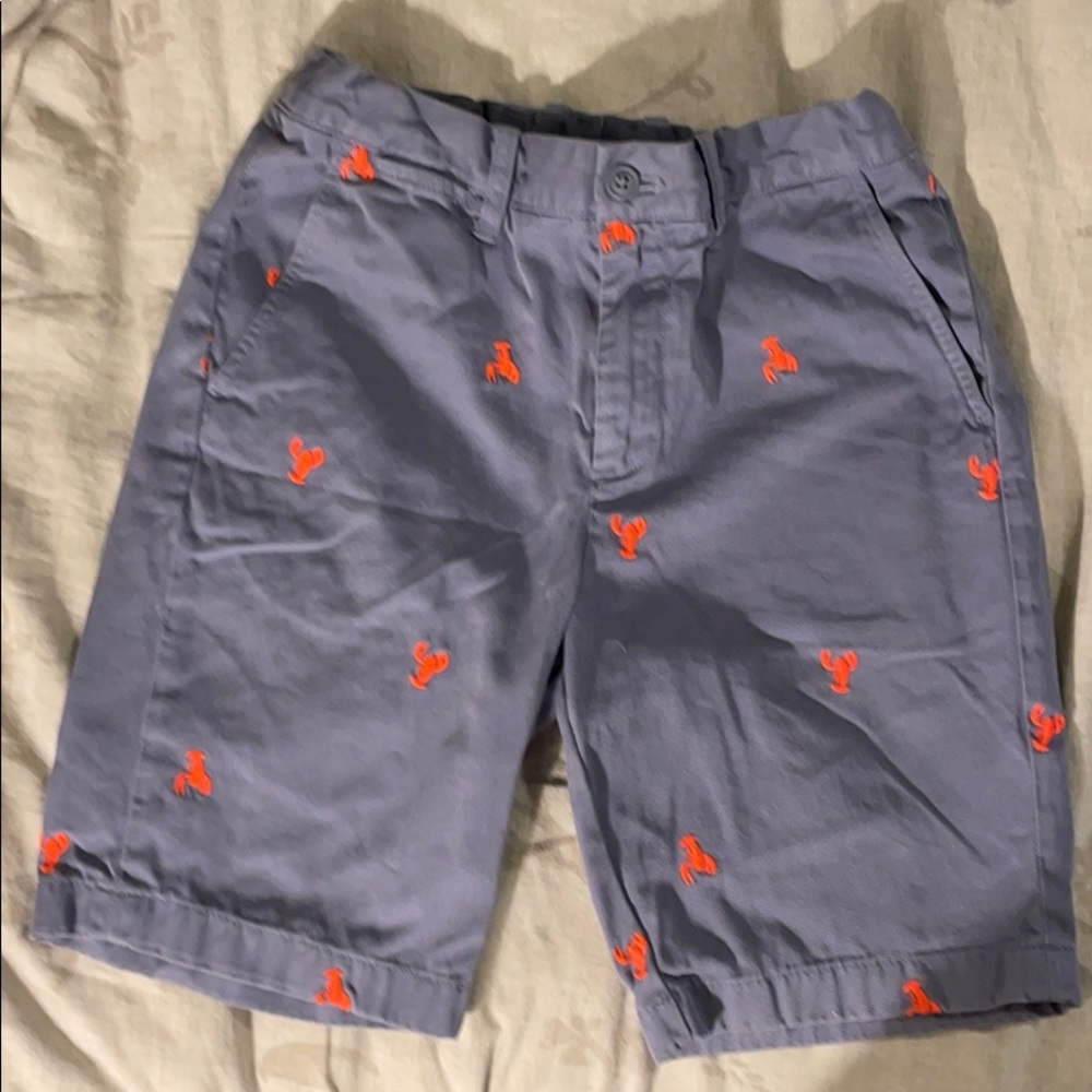 Crewcuts Stanton Shorts w/ embroidered lobsters.